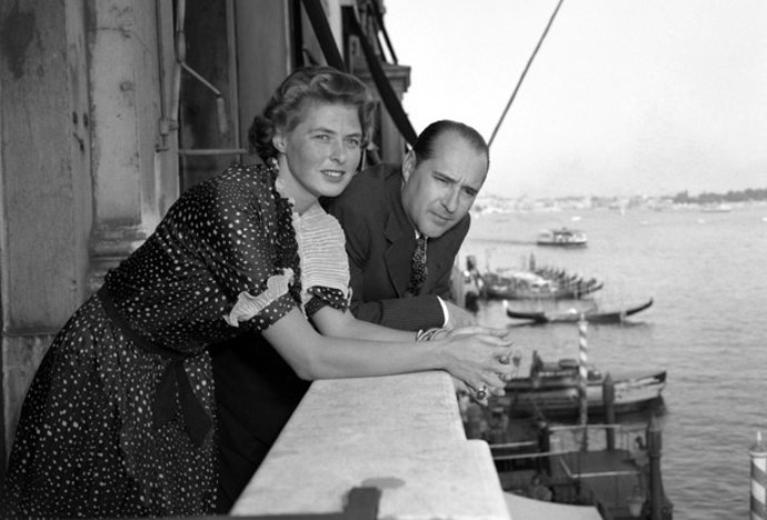 Ingrid Bergman y Roberto Rossellini 