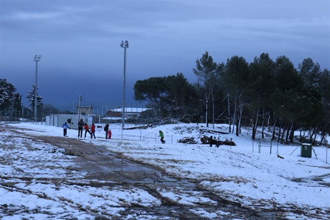 Temporal de nieve en Matadepera, Catalunya 2