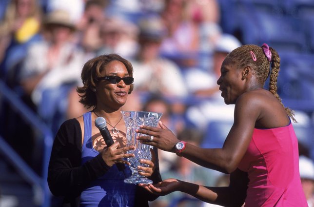 Serena Williams en su última participación en Indian Wells en 2001