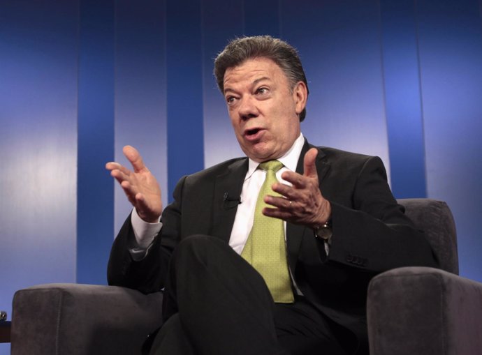 El presidente de Colombia, Juan Manuel Santos