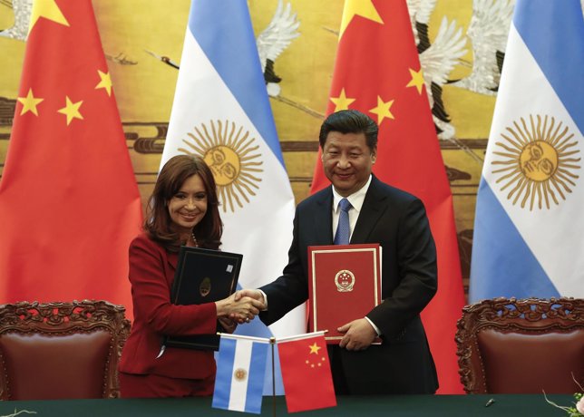 Kirchner y presidente chino