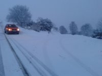 El 112 atendió más de una veintena de incidencias por nieve e hielo