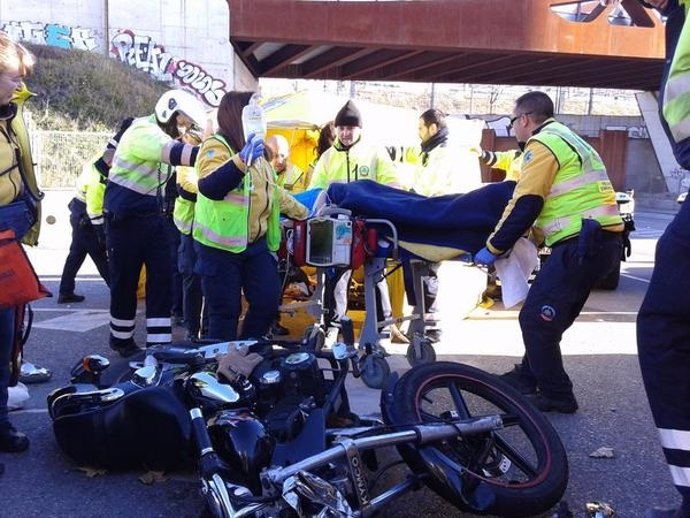 Accidente de moto