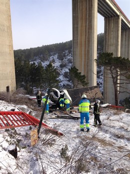 Accidente en la sierra