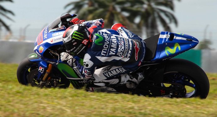 Jorge Lorenzo en los entrenos de Sepang