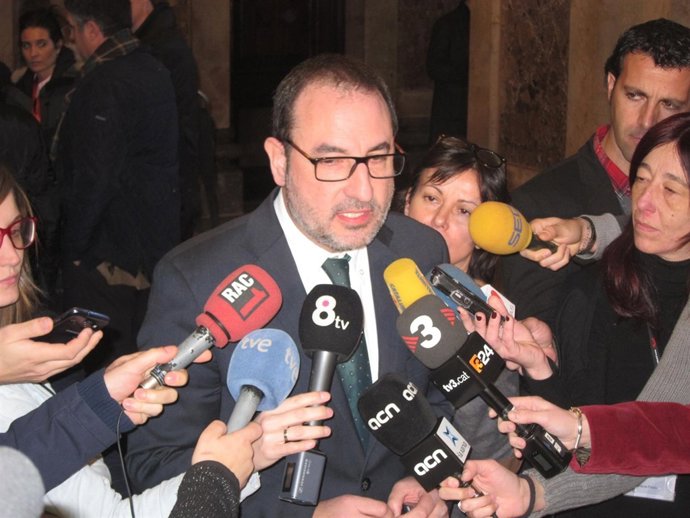 El conseller Ramon Espadaler en el Parlament