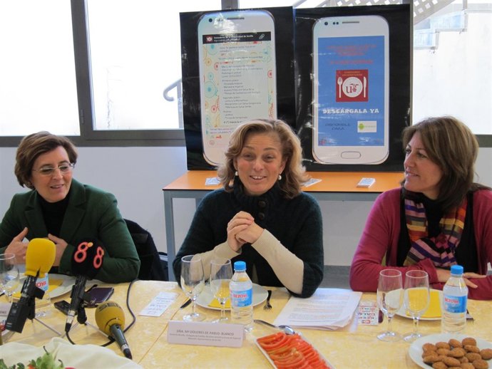 Presentación de la nueva 'app' sobre comedores de la US