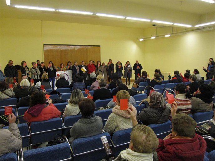 Concentración contra la violencia de género