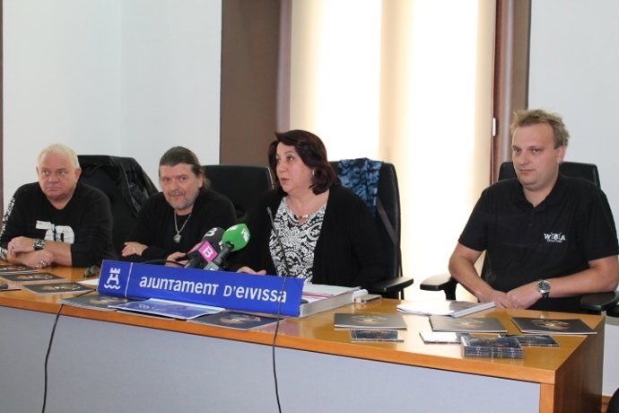 Prsentación de la escala en Ibiza del crucero de Heavy