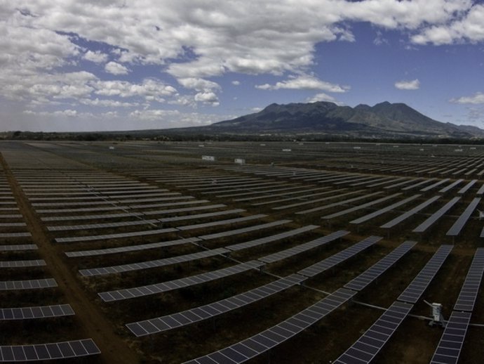 Planta fotovoltaica construida por el Grupo Ortiz en Guatemala