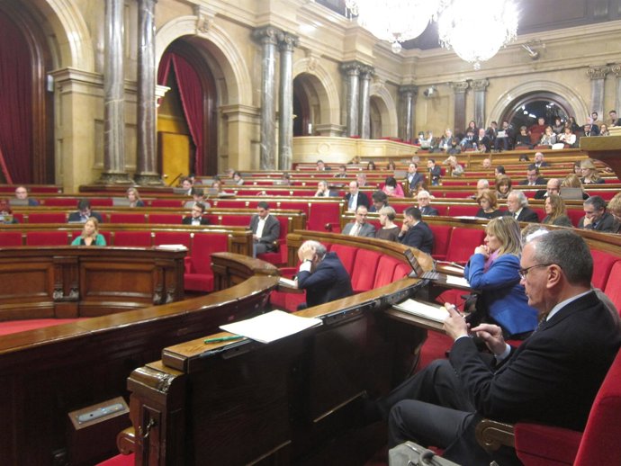 Pleno del Parlament de Catalunya