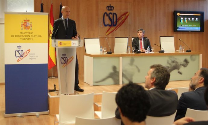 Esteve Calzada, en la presentación del Soccerex Transfer Review