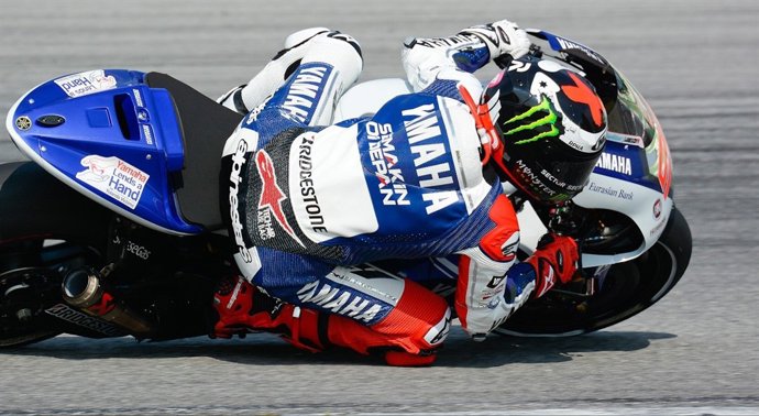 Jorge Lorenzo en los tests de pretemporada de Sepang