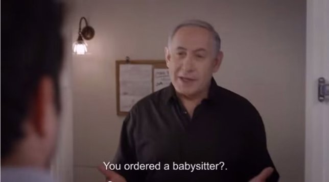 Netanyahu se convierte en niñera para arrancar votos