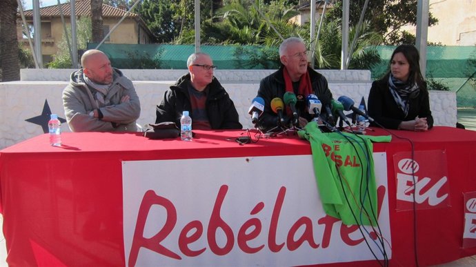 Cayo Lara en Puerto de Sagunto (Valencia)