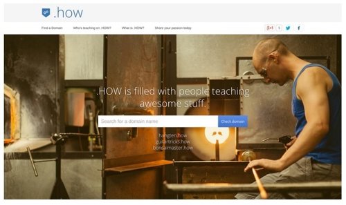 Google quiere que uses el dominio .How para enseñar algo al mundo