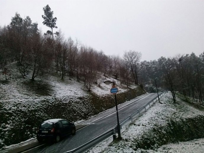 Nieve en Bilbao
