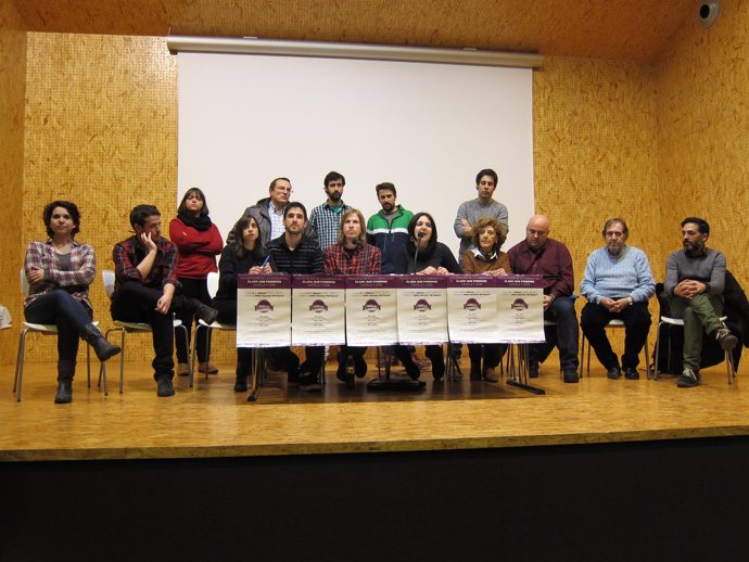Presentación de la candidatura 'Claro que Podemos' en Salamanca
