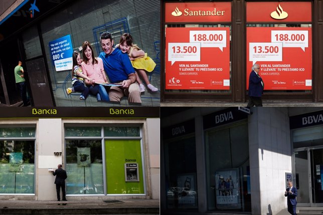 La Caixa Santander Bankia BBVA