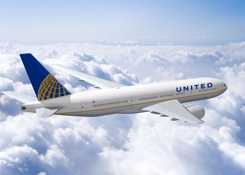 Avion de la compañía United Airlines