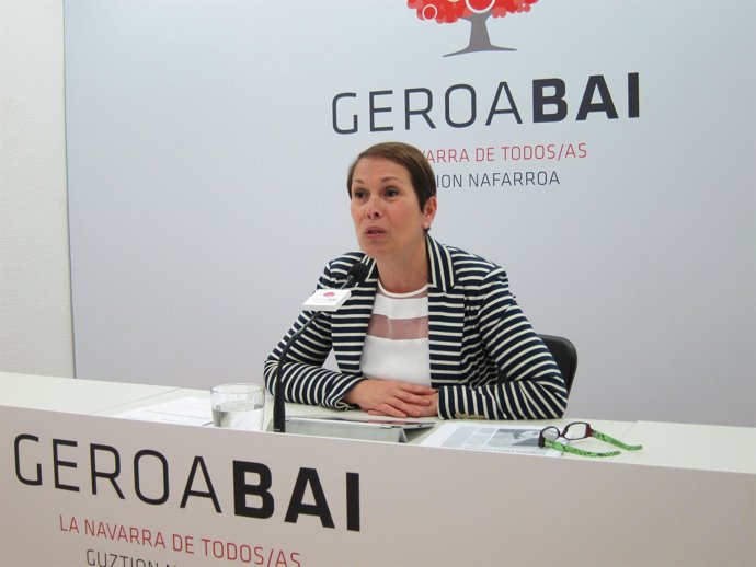 La diputada de Geroa Bai, Uxue Barkos
