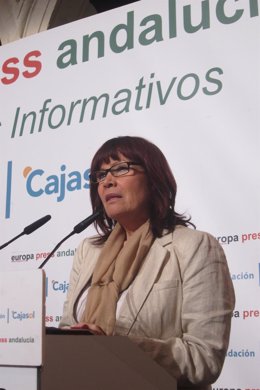 Micaela Navarro, en los Desayunos de Europa Press Andalucía