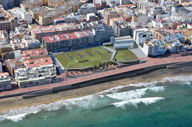 Fotomontaje del futuro Complejo Deportivo y de Ocio de La Cícer