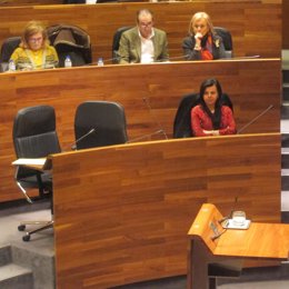 La consejera de agroganadería, María Jesús Álvarez