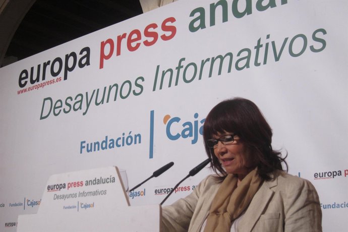 Micaela Navarro, hoy en los Desayunos de Europa Press