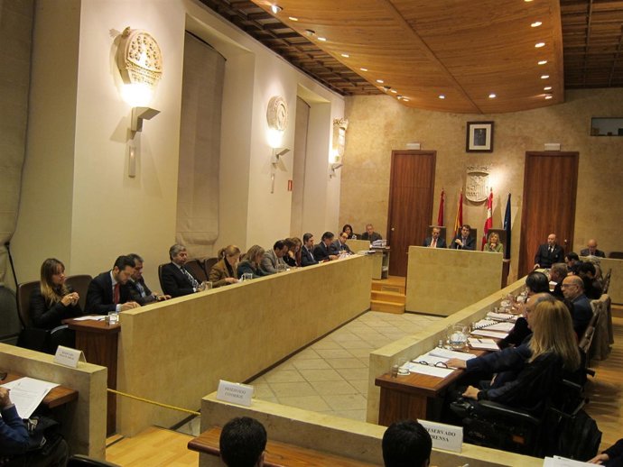Pleno en el Ayuntamiento de Salamanca