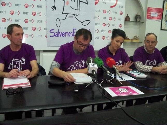 Rueda de prensa de los trabajadores de Everest