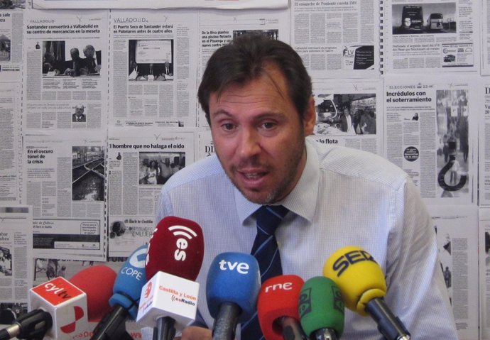 El candidato del PSOE a la Alcaldía de Valladolid, Óscar Puente