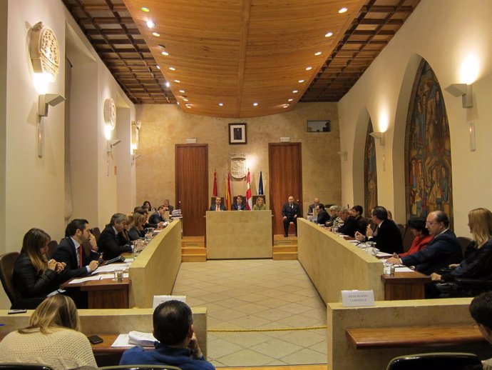 Pleno en el Ayuntamiento de Salamanca
