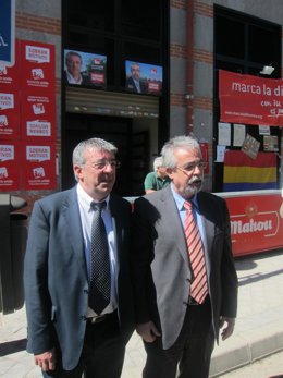 Gregorio Gordo Y Ángel Pérez, En Las Fiestas De San Isidro