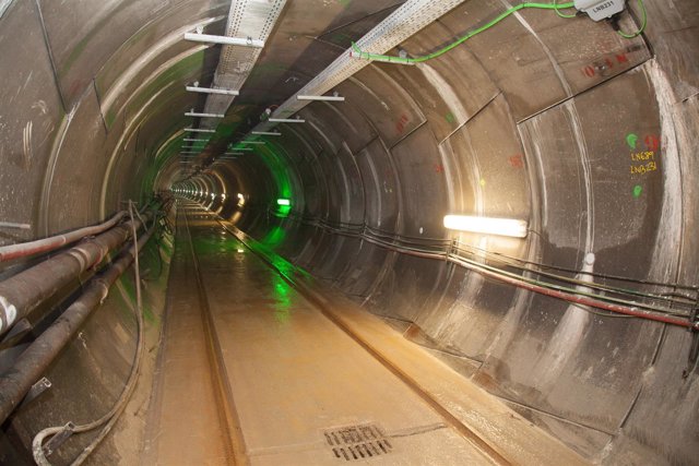Túnel de la interconexión eléctrica España-Francia