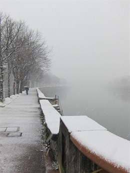 Nieve en San Sebastián.