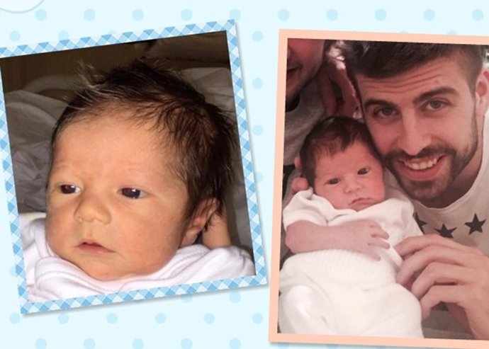 Piqué nos enseña su primera foto con el pequeño Sasha