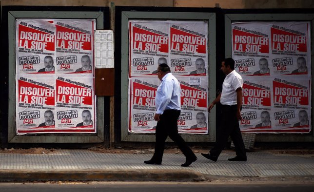 Disolver la SIDE, carteles en Argentina tras la muerte de Nisman