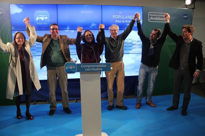 Presentación de la candidatura de Rosa Caballero (PP) a la Alcaldía de Riotinto