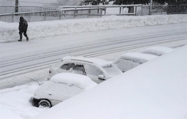Nevada en Pajares. Nieve. Temporal. Frío. Bajas temperaturas