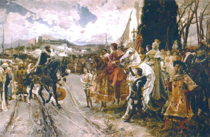 La rendición de Granada, de Francisco Padilla, del fondo histórico del Senado