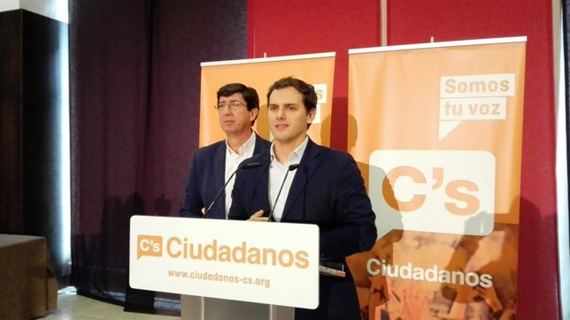 Albert Rivera y Juan Marín