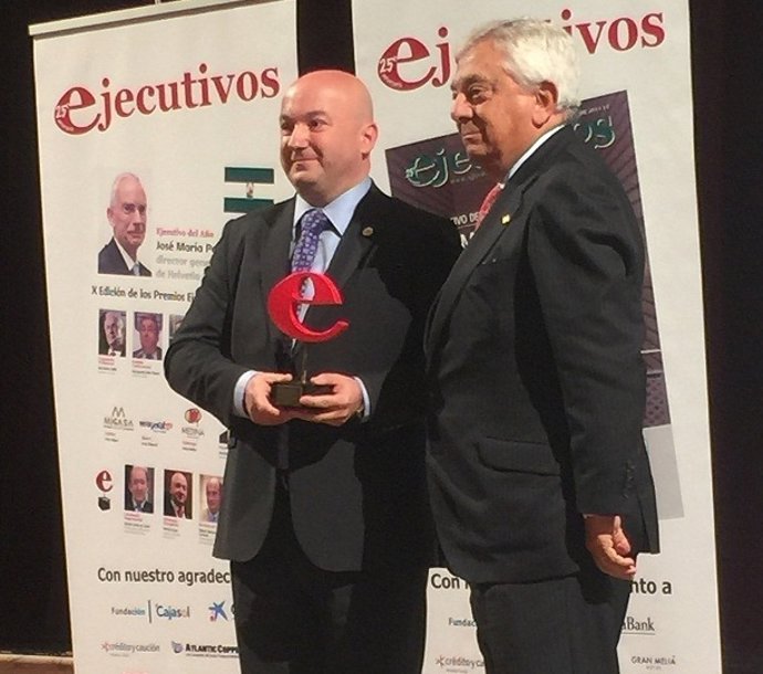 Patricio Baeza, el presidente de Grupo Baeza, recibe premio de 'Ejecutivos'