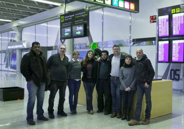 Som Podem se manifiesta contra la privatización de AENA