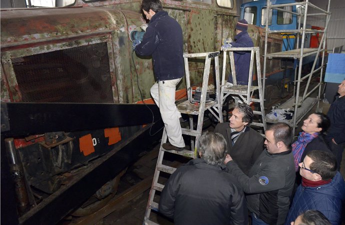 Visita museo ferrocarril