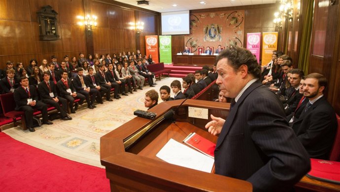 Javier Sanabria en la Universidad de Navarra