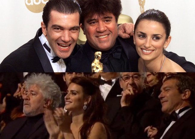 Penélope Cruz, Pedro Almodóvar y Antonio Banderas: cuánto cambiado pedroo