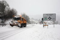 La nieve cierra 15 puertos en Asturias y obliga a usar cadenas en otros 11