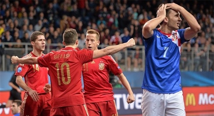 La selección española de fútbol sala en el Europeo de Amberes