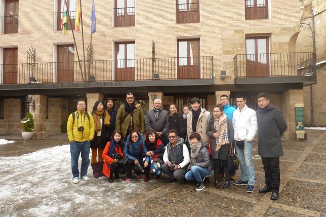 Reunión de Abel Bayo con periodistas chinos